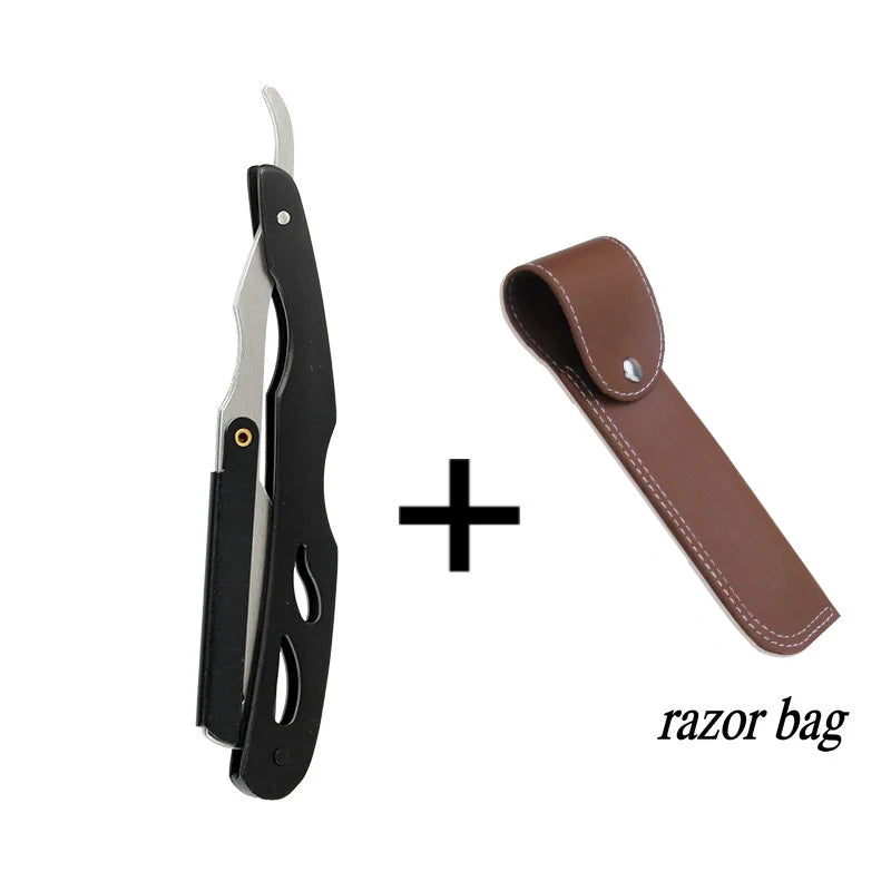 Professional Manual Shaver Straight Edge Stainless Steel