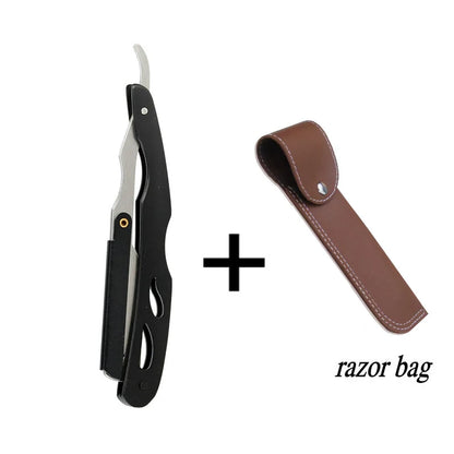 Professional Manual Shaver Straight Edge Stainless Steel