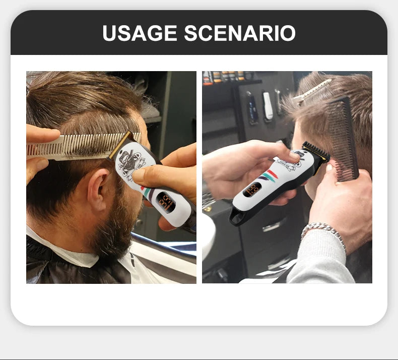 VGR Hair Trimmer Cordless Haircut Machine Electric Beard Clipper