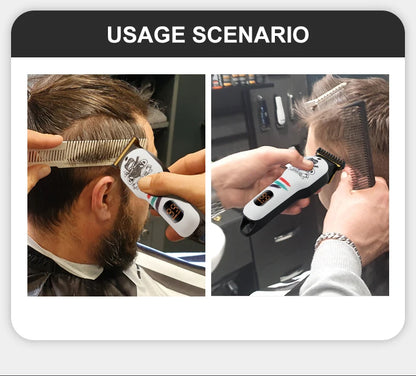 VGR Hair Trimmer Cordless Haircut Machine Electric Beard Clipper