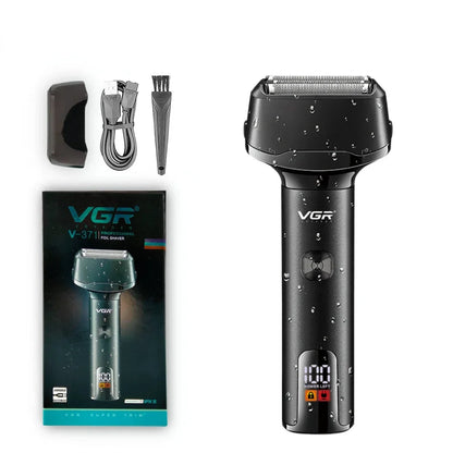 VGR 3 Blades Professional Electric Shaver For Men V-371