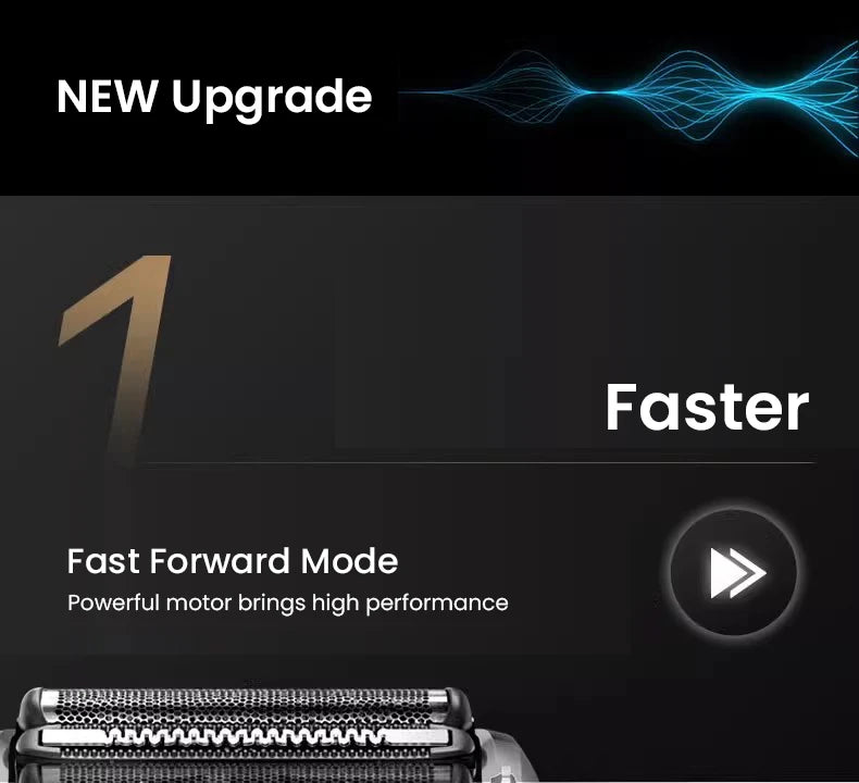 Braun 7 Series Pro Shaver 72-G1200s AUTO Mode Intelligent Shaving