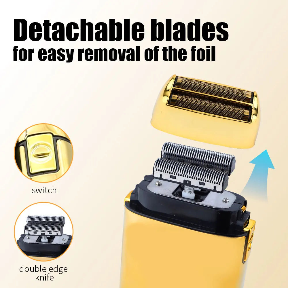 Kemei Professional Finishing Hair Clipper Kit Electric Cordless