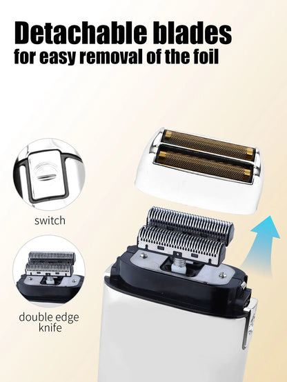 Kemei Professional Finishing Hair Clipper Kit Electric Cordless