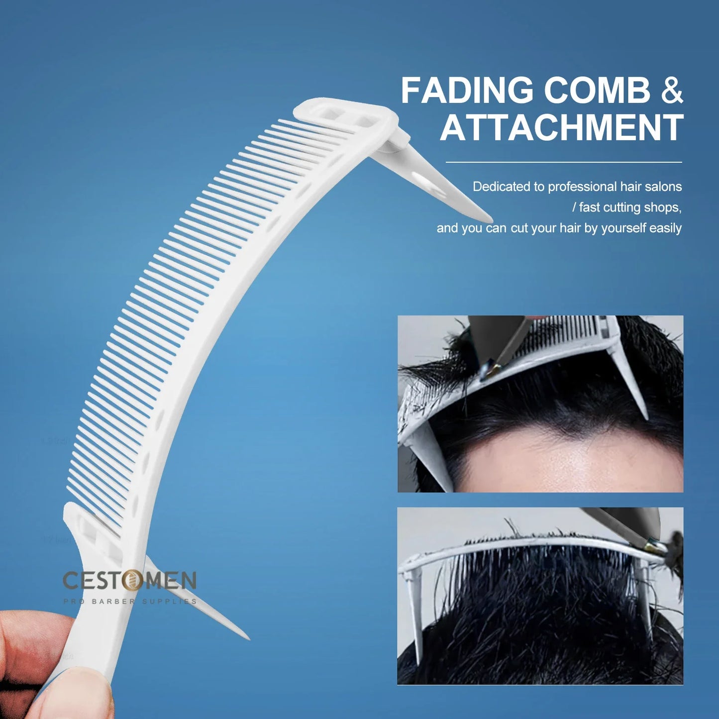 Fading Comb Professional Barber Clipper Blending Styling Tool