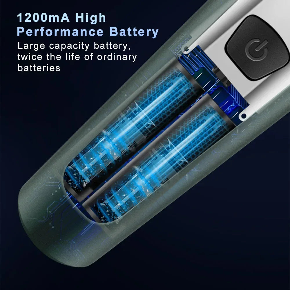 Electric Razor For Men Intelligent Wet Dry Beard Shaving Trimmer