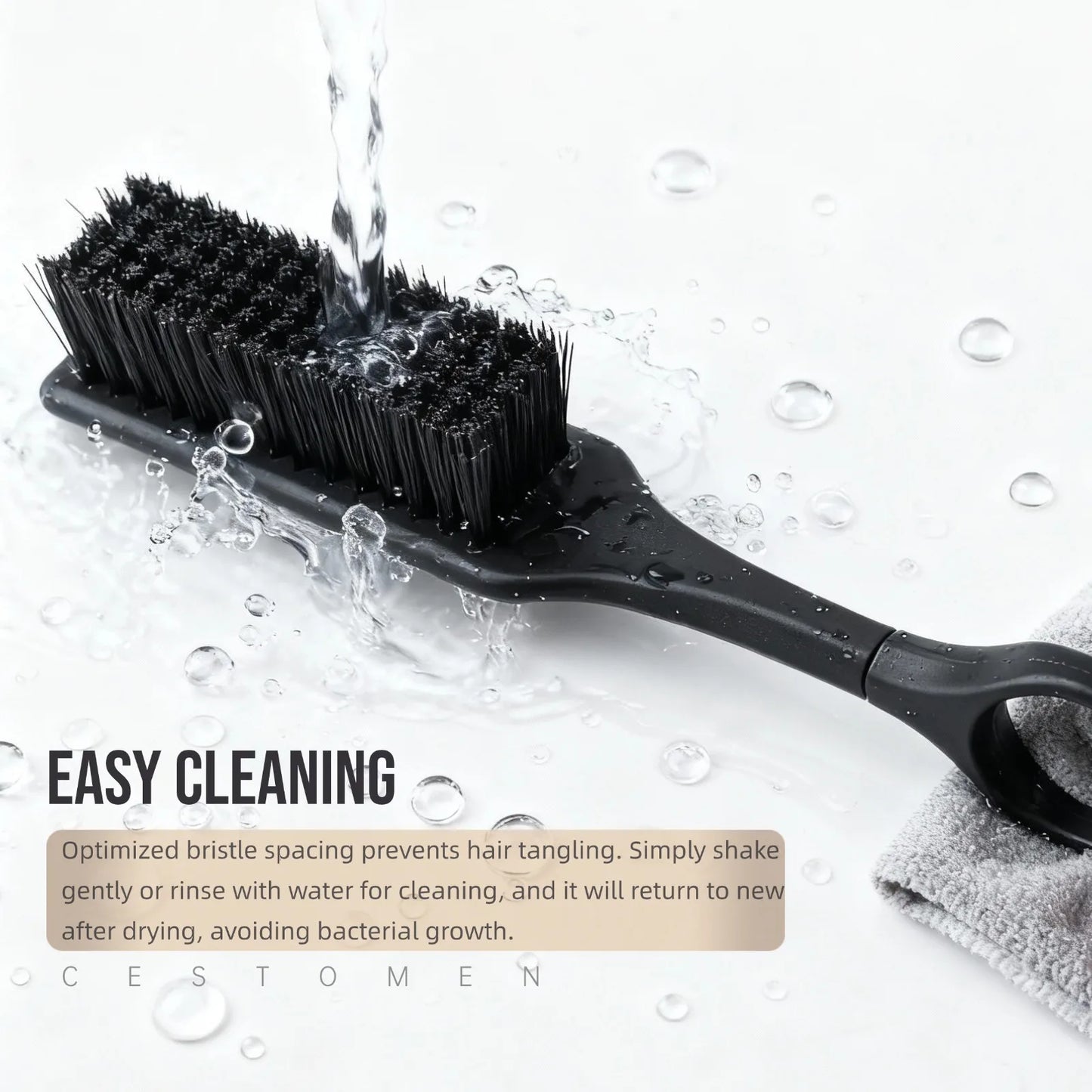 360°Rotatable Ring Folding Comb & Brush Set