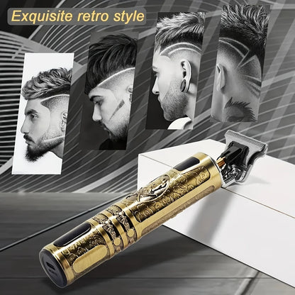 Electric Hair Clipper With LCD Display Oil Head Hair Cutting Machine