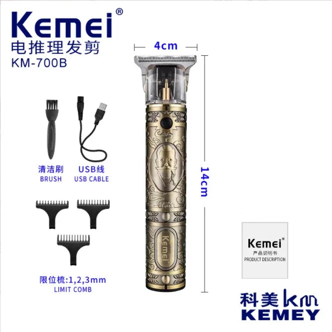 Kemei KM-700 Series Electric Hair Clipper Original Barber Carving