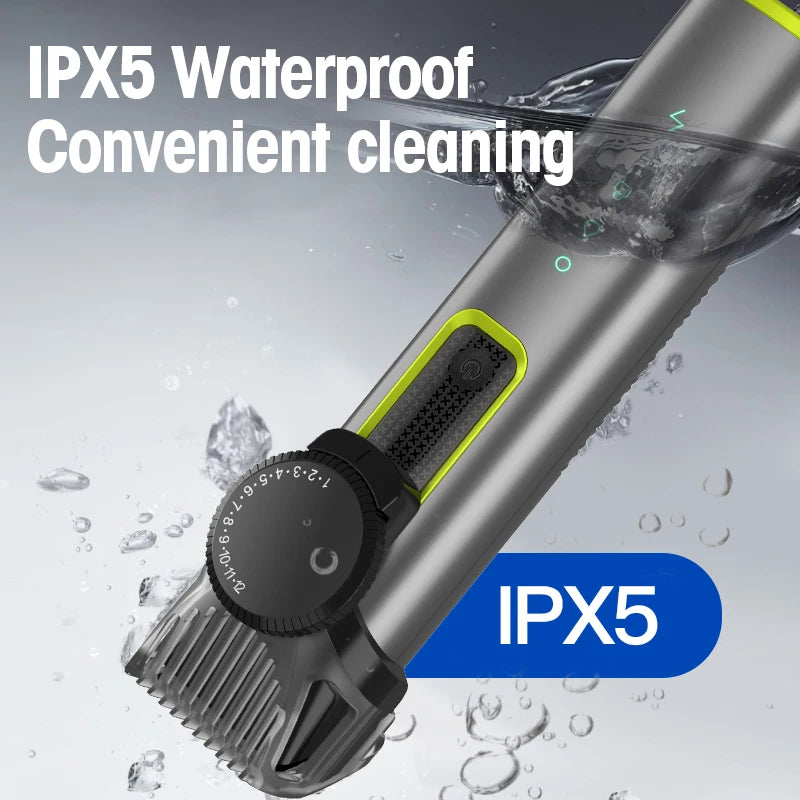 IRUIBEAUTY 4-in-1 Hair Trimmer Electric Hair Clipper IPX5