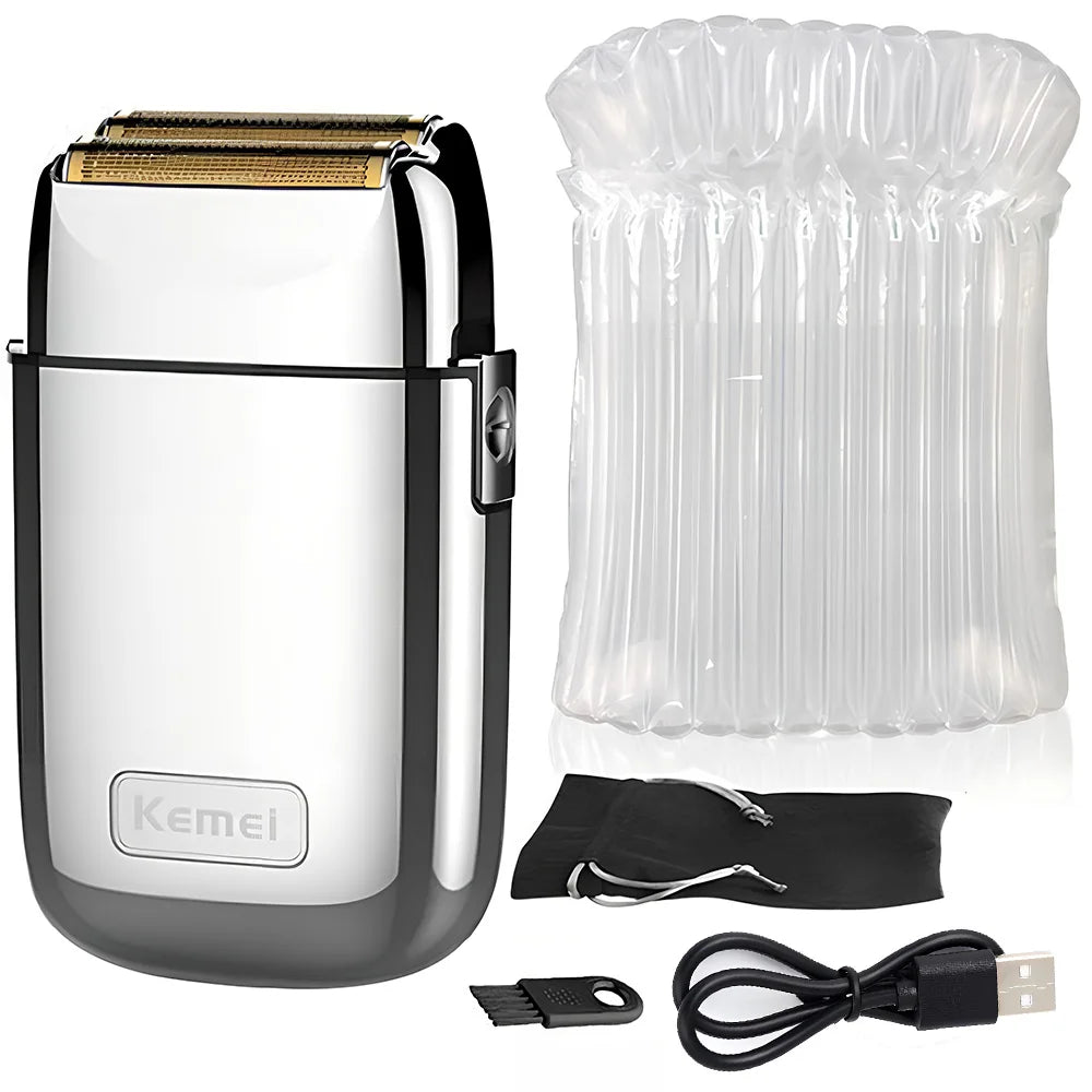 Kemei Tx1 Full Metal Electric Shaver For Men Electric Razor