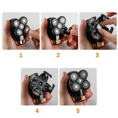 5 IN 1 Electric Razor Electric Shaver Rechargeable Shaving Machine
