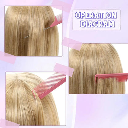 Slick Back Hair Brush Set Teasing Hair Comb