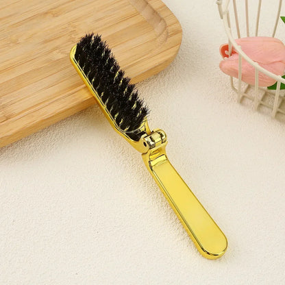 1PCS Soft Boar Bristle Beard Brush Hair Styling Comb