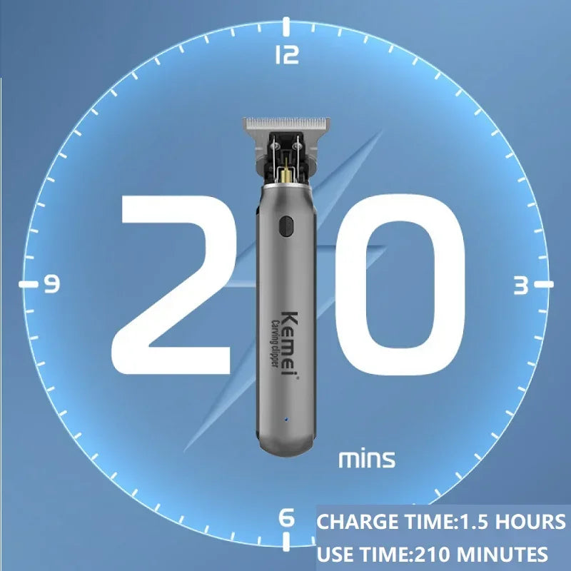 Kemei KM-1757 Professional Finishing Hair Clipper Cordless Trimmer