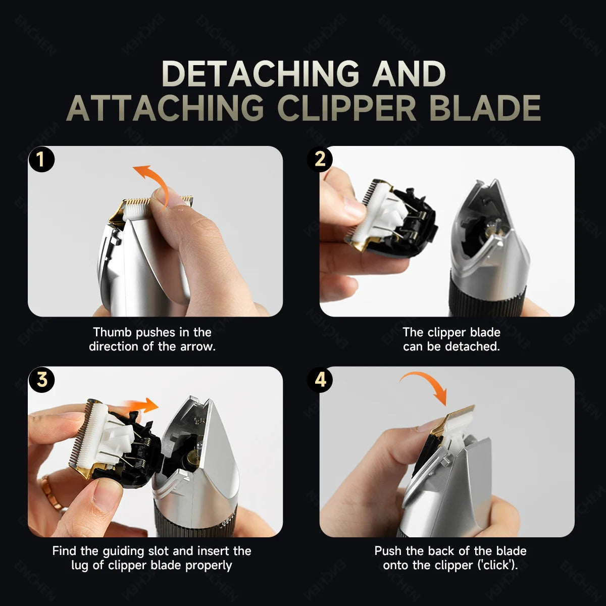 ENCHEN Sharp R Professional Cordless Hair Clipper Ultra Power