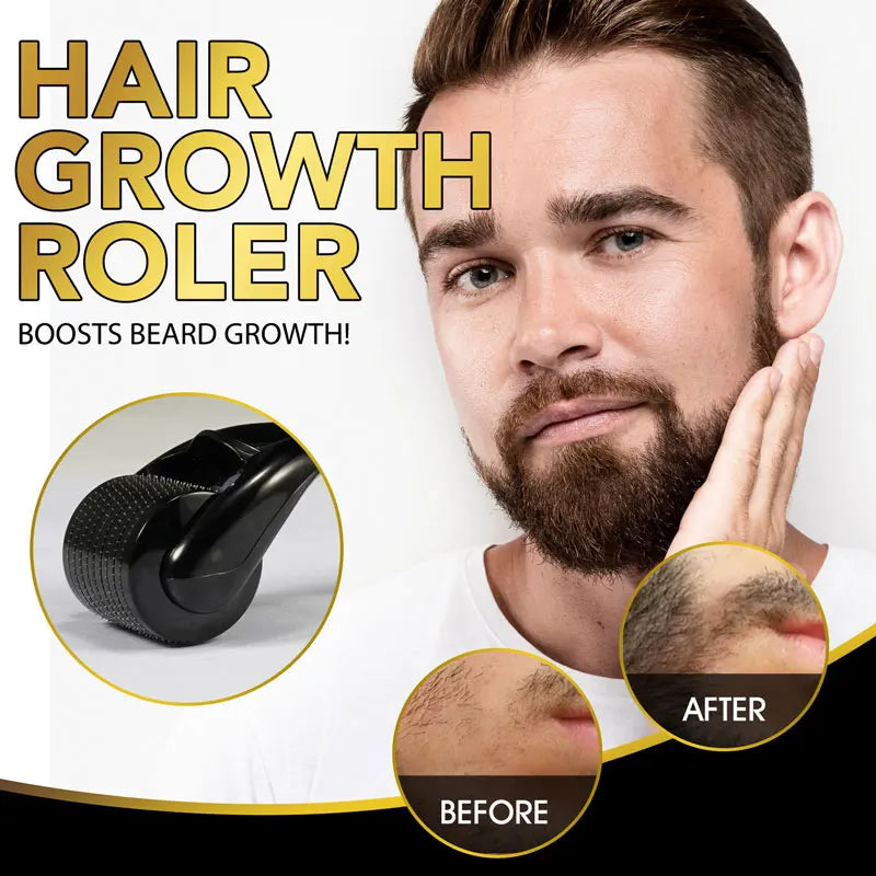 Black Red 540 Needles for Facial Body Hair Growth Derma Roller