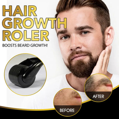 Black Red 540 Needles for Facial Body Hair Growth Derma Roller