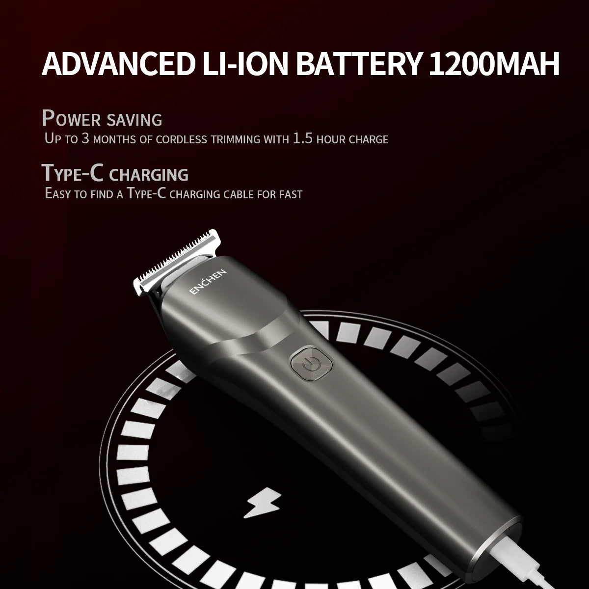 ENCHEN Hair Trimmer Professional Hair Clipper Hair Cutting Machine