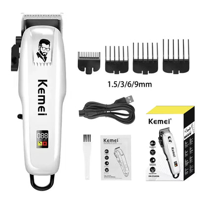 Kemei KM-PG809A KM-PG232 LCD USB Charging Hair Clipper