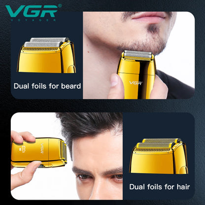 VGR Shaver Professional Beard Trimmer Electric Shaving Machine