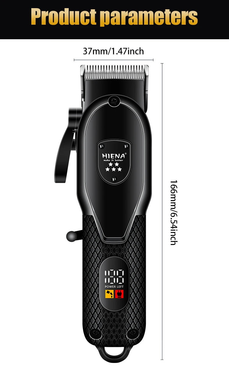 HIENA hair clipper Shaver Professional electric scissors for men