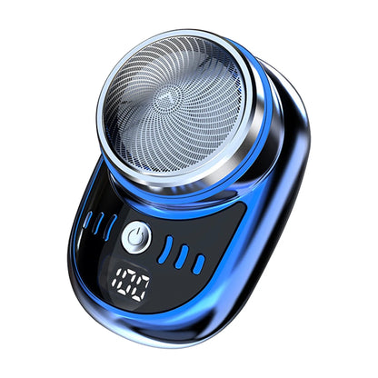 Men Mini Electric Travel Shaver with Digital Display