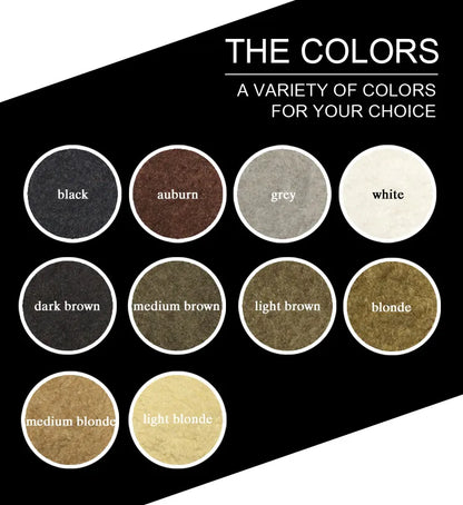 10 Color Keratin Hair Building Fiber Hair Loss Fiber