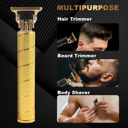 Hair Trimmer Cordless Hair Clipper USB Rechargeable Electric Shaver