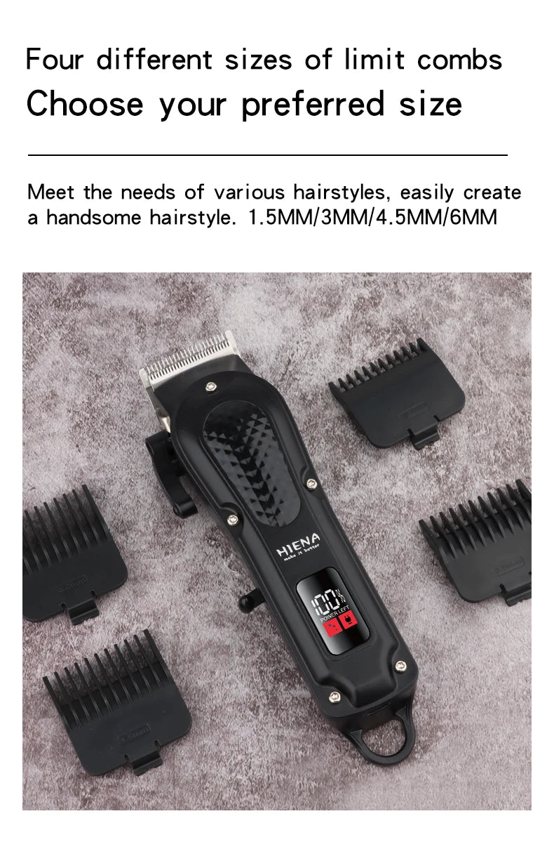 HIENA professional Hair Clipper for Barber Hair Trimmers