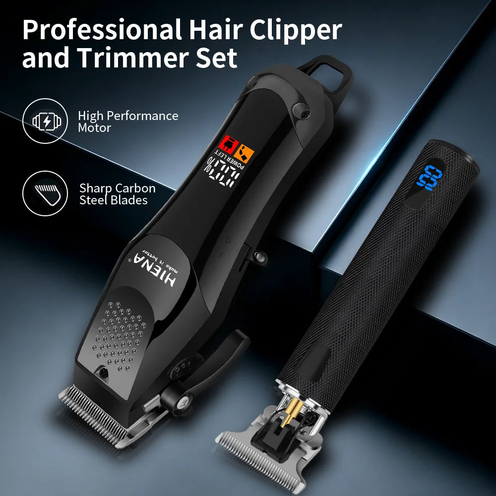 HIENA 4-in-1 Hair Clipper Kit Barber Machine for Men