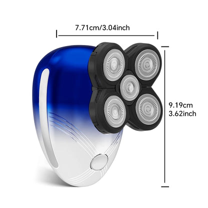 Five in one men's electric shaver set