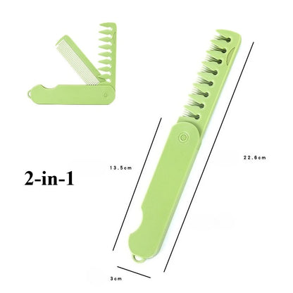 Multifunctional 3-in-1 Plastic Folding Pocket Combs