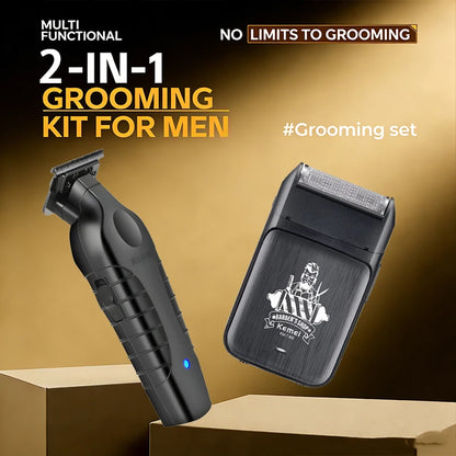 Kemei KM-2299 KM-T366 2 in 1 Professional Hair Clipper Se
