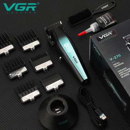VGR V-992 V-270 high-end men's hair clipper LCD digital display