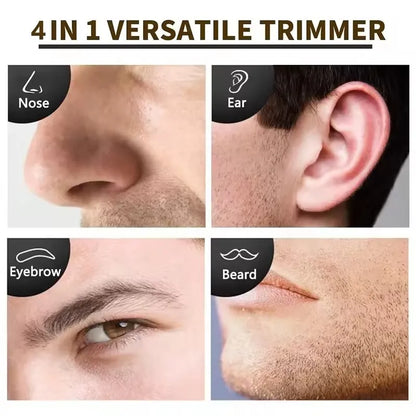 Kemei 4in1 rechargeable nose hair trimmer hair removal