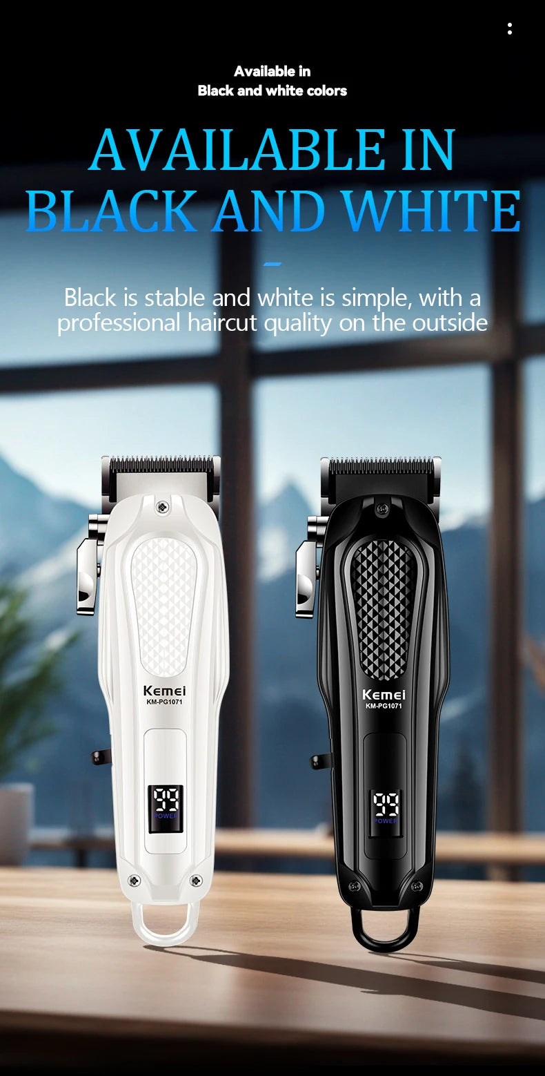 Kemei KM-PG1071 Professional Hair Clipper Kit Men's