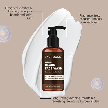 Premium Beard Shampoo Soften Rough Beard Wash