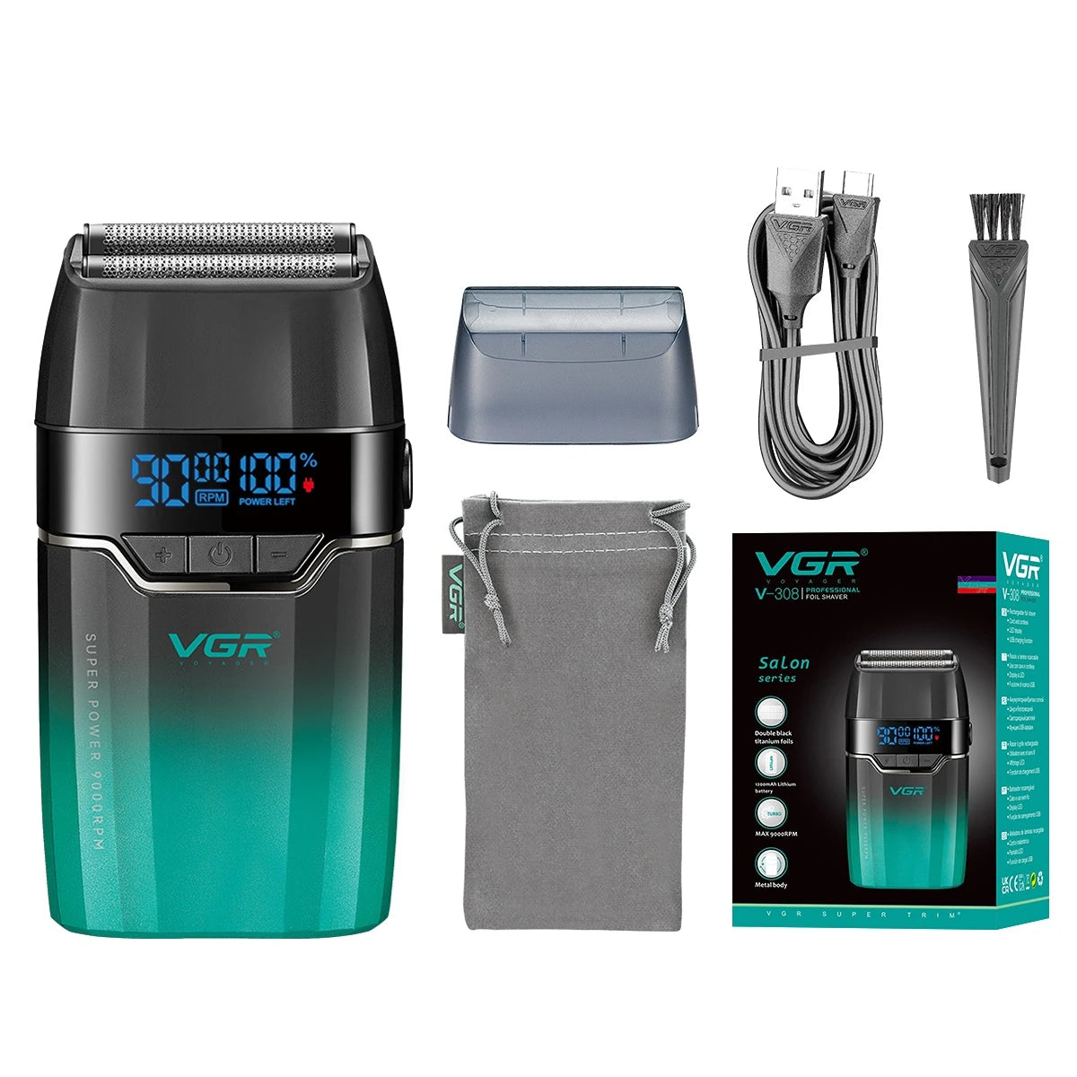 VGR Trimmer Professional Electric Shaver Cordless Clipper