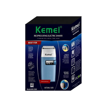 Original Kemei 3-Speed Motor Hair Beard Electric Shaver For Men