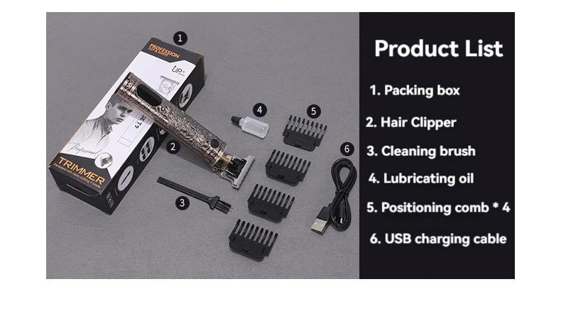 Electric Shaver for Men Digital Display Stainless Steel Cutter Head