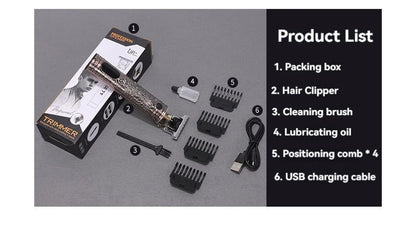 Electric Shaver for Men Digital Display Stainless Steel Cutter Head