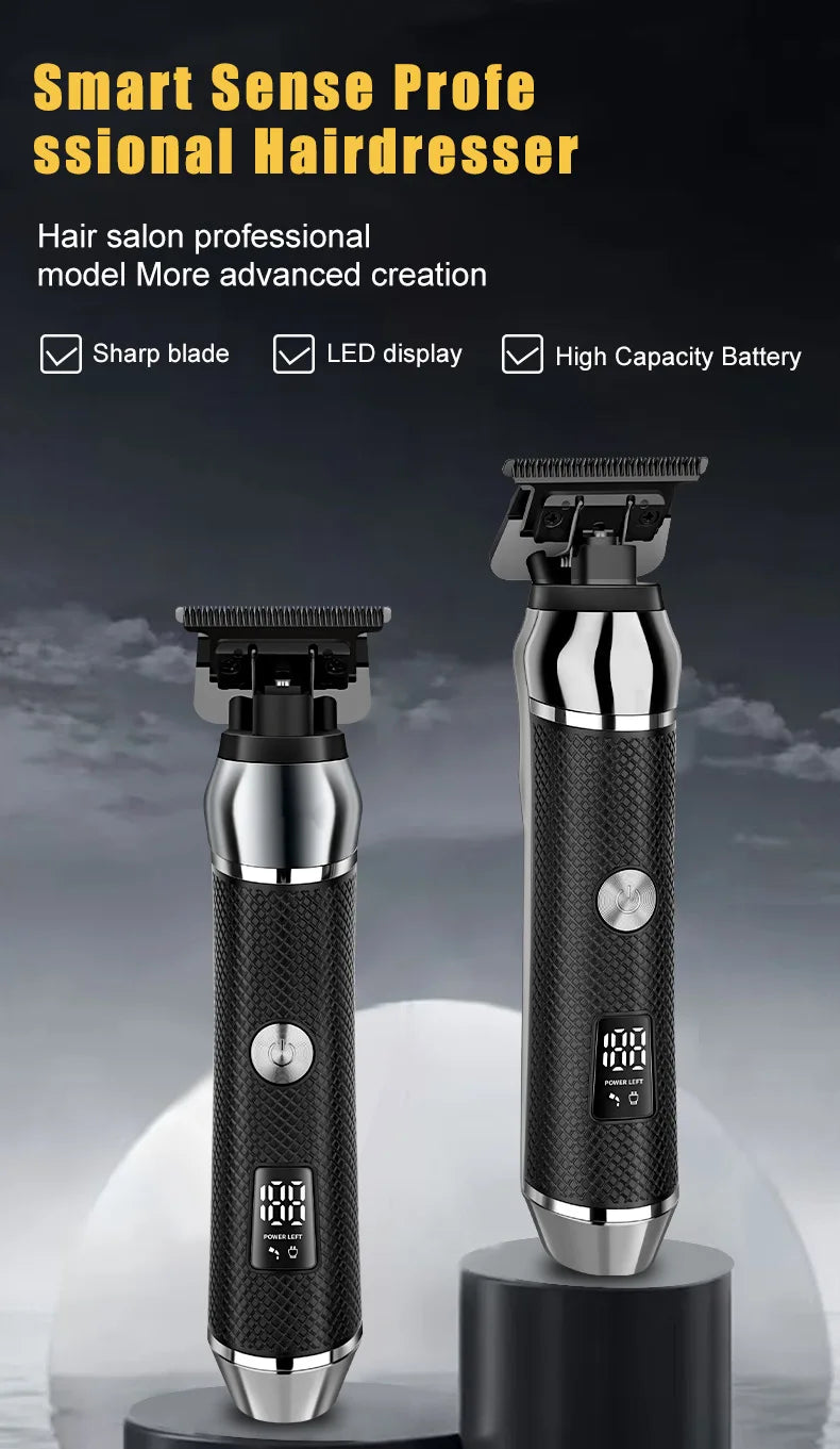 HIENA Hair Clipper For Men Professional Cordless Electric Beard Trimmer
