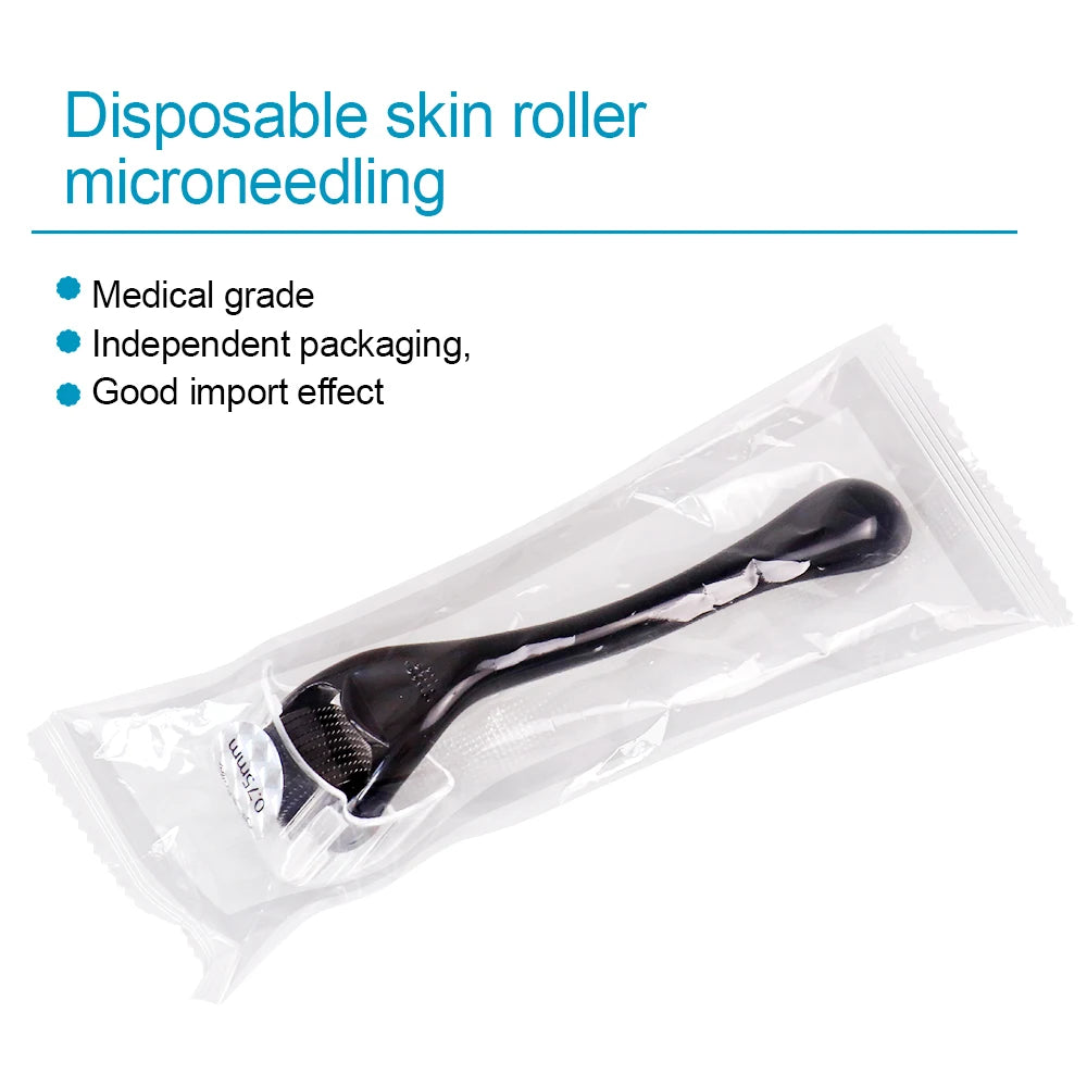 Professional Titanium Derma Roller for Facial Body Hair Growth
