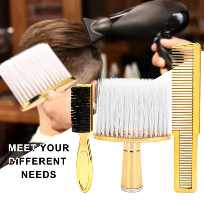 Professional Barber Kit: Neck Duster Beard Brush