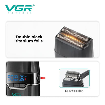 VGR Hair Trimmer Professional Electric Shaver Cordless Clippers