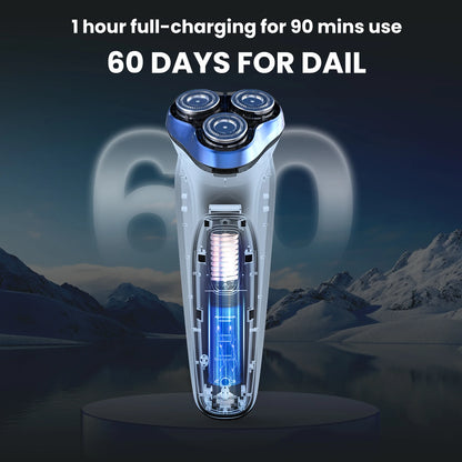 Sejoy Electric Razor for Men Waterproof Rechargeable Electric Shavers
