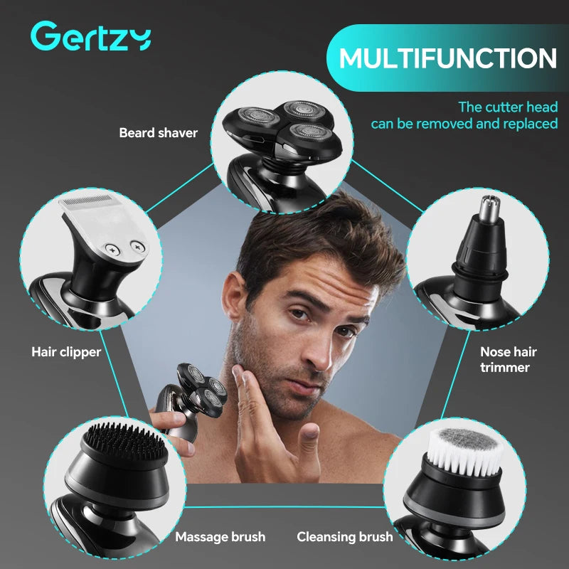 Men's 5-in-1 USB rechargeable electric shaver sets