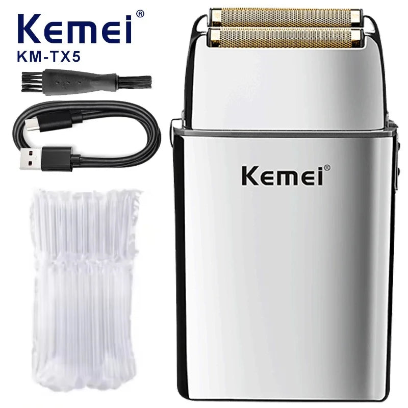 Kemei KM-TX5 Premium Chargeable Battery Electric Shaver
