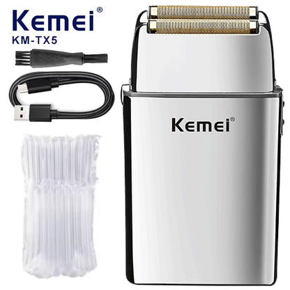 Kemei KM-TX5 Premium Chargeable Battery Electric Shaver